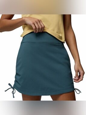 Women's Columbia All Seasons Ruched Skort Dark Teal Size XXL